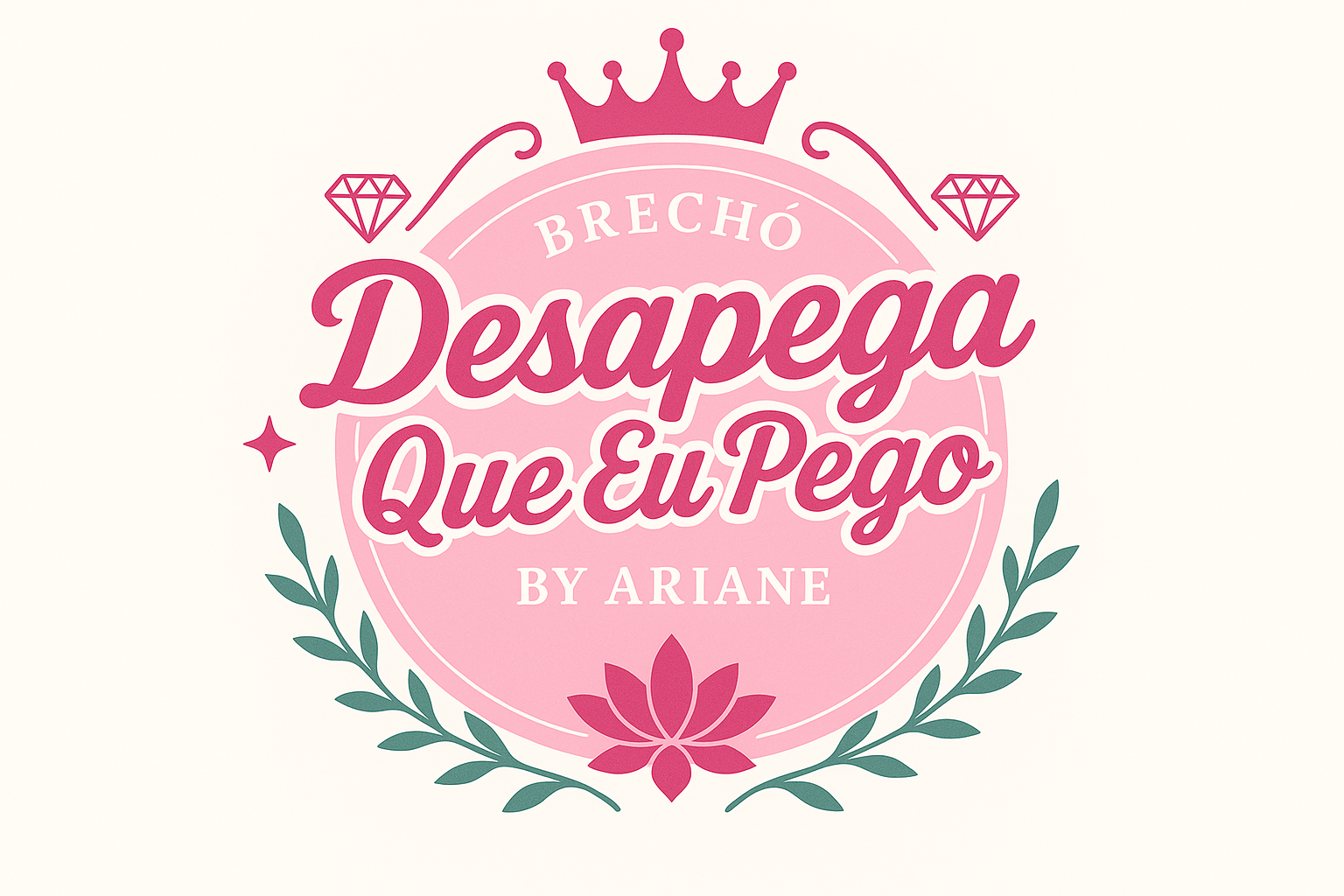Logo Brechó Desapega Que Eu Pego